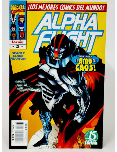 CÓMIC ALPHA FLIGHT 2 EL AMO DEL CAOS VOL.2 FORUM GRAPA MARVEL VOLUMEN EXCELENTE ESTADO