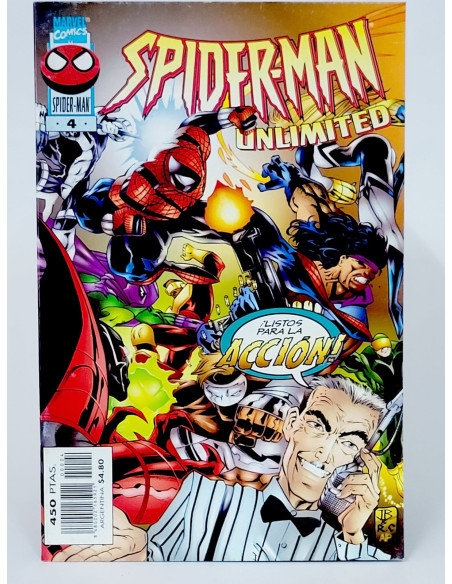 **Cómic Spiderman Unlimited Marvel grapa vintage colección**