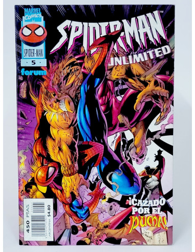 **Cómic Spiderman Unlimited 5 Marvel, coleccionista vintage**