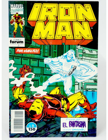 CÓMIC IRON MAN 5 EL FANTASMA QUIERE SANGRE VOL.2 FORUM GRAPA MARVEL VOLUMEN EXCELENTE ESTADO