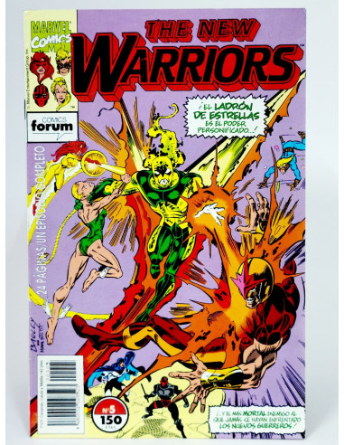 **Cómic antiguo The New Warriors Marvel Vol.1 coleccionista**