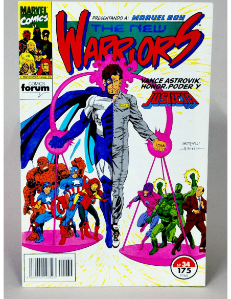 Cómic The New Warriors 34 Vol.1 Marvel clásico colección