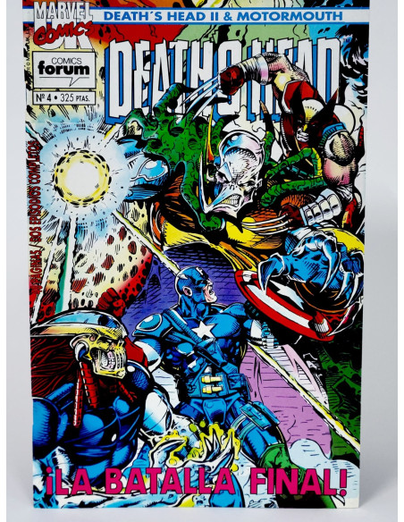 **Cómic antiguo Marvel Death's Head II Motormouth colección**