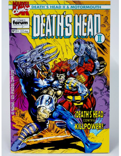 **Cómic vintage Marvel DEATH'S HEAD II, grapa coleccionista**