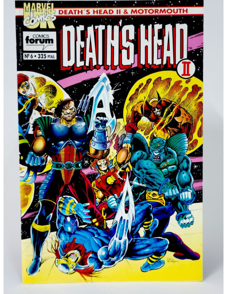 Cómic Death's Head II Marvel grapa coleccionista **cómics antiguos**