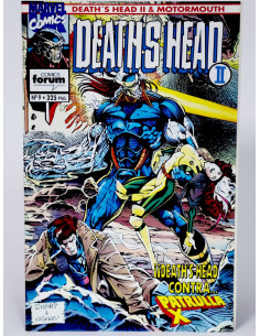 CÓMIC DEATH'S HEAD II 9 CONTRA... PATRULLA X! FORUM GRAPA MARVEL DE KIOSCO