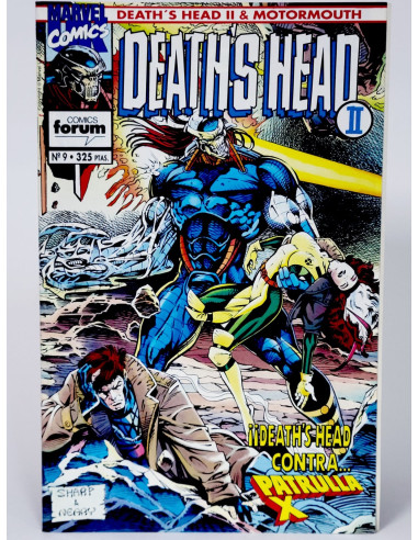 CÓMIC DEATH'S HEAD II 9 CONTRA... PATRULLA X! FORUM GRAPA MARVEL DE KIOSCO