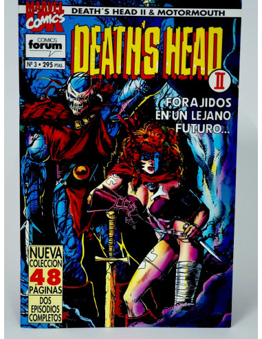 **Cómic clásico Marvel Death's Head II vintage coleccionistas**