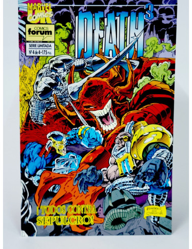 Cómic **Death 4 Sepulcro** grapa Marvel, **colección vintage**