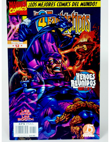 Cómic Los 4 Fantásticos Marvel grapa antiguo coleccionista