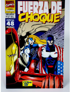 Cómic **Fuerza de Choque Marvel** grapa colección **tebeos vintage**