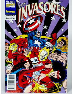 **Cómic clásico Los Invasores Marvel grapa coleccionista antiguo**
