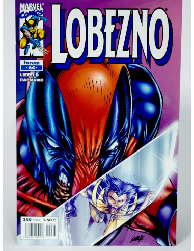 **Cómic Lobezno 64 grapa Marvel coleccionismo antiguo**