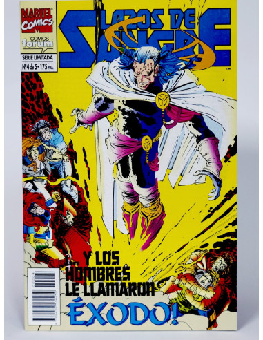 CÓMIC LAZOS DE SANGRE 4 ¡... Y LOS HOMBRES LE LLAMARON ÉXODO! FORUM GRAPA MARVEL DE KIOSCO