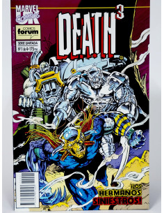 Cómic Marvel Death 3: **Hermanos Siniestros**, **grapa** coleccionista
