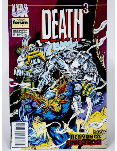 Cómic Marvel Death 3: **Hermanos Siniestros**, **grapa** coleccionista