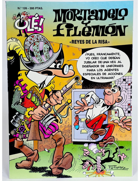 CÓMIC MORTADELO Y FILEMÓN 126 OLÉ REYES DE LA RISA PRIMERA EDICIONES B EXCELENTE ESTADO