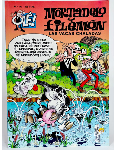 **Cómic antiguo Mortadelo y Filemón Olé 143 coleccionistas**