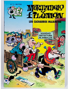 CÓMIC MORTADELO Y FILEMÓN 71 OLÉ LOS CACHARROS MAJARETAS SEGUNDA ED...