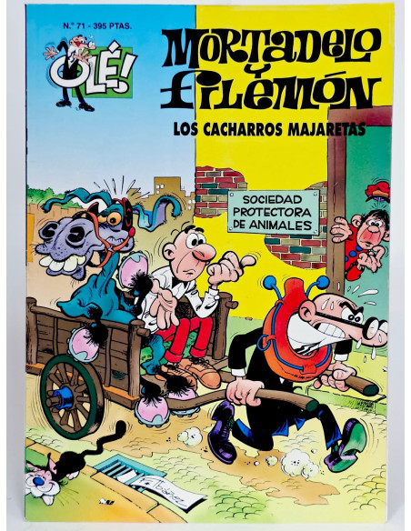 CÓMIC MORTADELO Y FILEMÓN 71 OLÉ LOS CACHARROS MAJARETAS SEGUNDA ED...