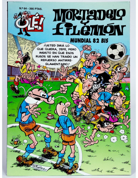Cómic Mortadelo y Filemón 64 Mundial 82 bis Olé colección