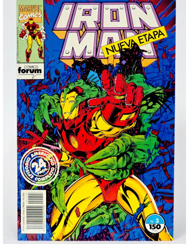 **Cómic Iron Man 3 Vol.2 Marvel grapa, coleccionismo vintage**
