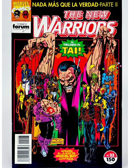 CÓMIC NEW WARRIORS 23 NADA MÁS QUE LA VERDAD - PARTE II VOL.1 FORUM...