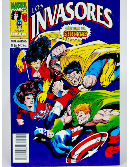 Cómic Marvel Los Invasores antiguas grapa coleccionista tebeos