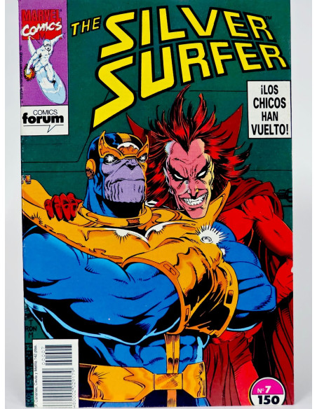 CÓMIC SILVER SURFER 7 ¡LOS CHICOS HAN VUELTO! VOL.2 FORUM GRAPA MARVEL VOLUMEN EXCELENTE ESTADO