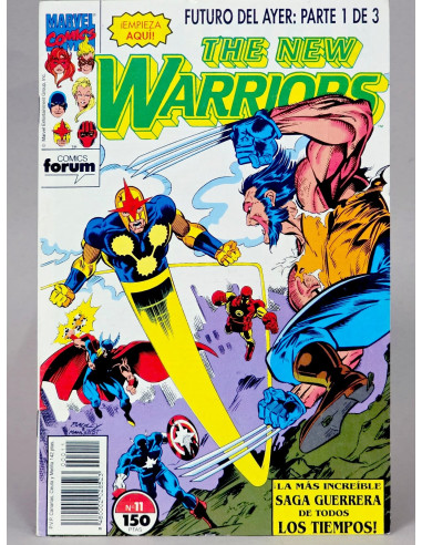 Cómic antiguo **Marvel** The New Warriors 11 colección **tebeos**