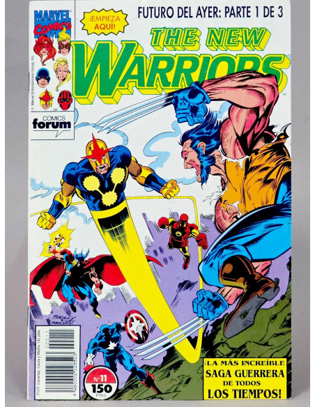 Cómic antiguo **Marvel** The New Warriors 11 colección **tebeos**