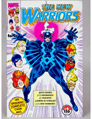**Cómic antiguo The New Warriors Marvel Vol.1 grapa coleccionista**
