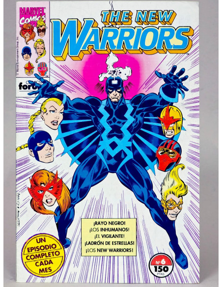 **Cómic antiguo The New Warriors Marvel Vol.1 grapa coleccionista**