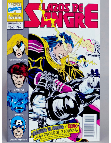 Cómic **Vintage** Lazos de Sangre 3, **Marvel**, **coleccionistas**