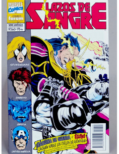 **Cómic antiguo Marvel Lazos de Sangre grapa coleccionista**