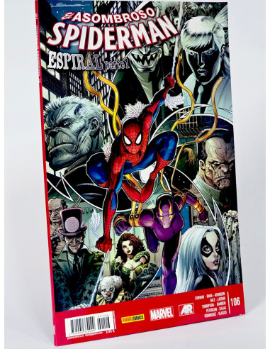 CÓMIC ASOMBROSO SPIDERMAN 106 ESPIRAL, PARTE 1 VOL.7 PANINI MARVEL VOLUMEN SPIDER-MAN DE KIOSCO
