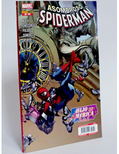 CÓMIC ASOMBROSO SPIDERMAN 42 HIJO DE AMÉRICA 2 DE 2 VOL.7 PANINI MARVEL VOLUMEN SPIDER-MAN DE KIOSCO