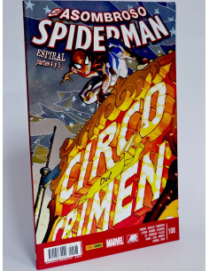 CÓMIC ASOMBROSO SPIDERMAN 108 ESPIRAL, PARTES 4 Y 5 VOL.7 PANINI MARVEL VOLUMEN SPIDER-MAN DE KIOSCO