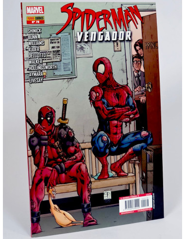 CÓMIC ASOMBROSO SPIDERMAN 78 VENGADOR VOL.7 PANINI MARVEL VOLUMEN SPIDER-MAN DE KIOSCO