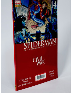 **Cómic antiguo Spiderman Civil War Marvel Panini coleccionista**