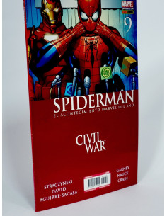 Cómic antiguo Spiderman Civil War Marvel colección tebeos