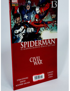 CÓMIC SPIDERMAN 13 CIVIL WAR (VOL. 7) VOL.2 PANINI MARVEL VOLUMEN SPIDER-MAN DE KIOSCO