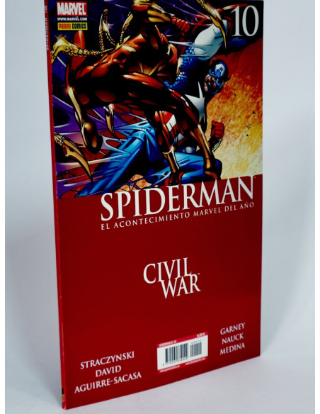 **Cómic antiguo Spider-Man Civil War Marvel coleccionista**