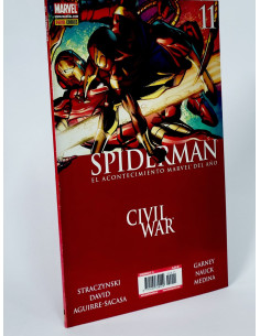 CÓMIC SPIDERMAN 11 CIVIL WAR (VOL.7) VOL.2 PANINI MARVEL VOLUMEN SPIDER-MAN DE KIOSCO
