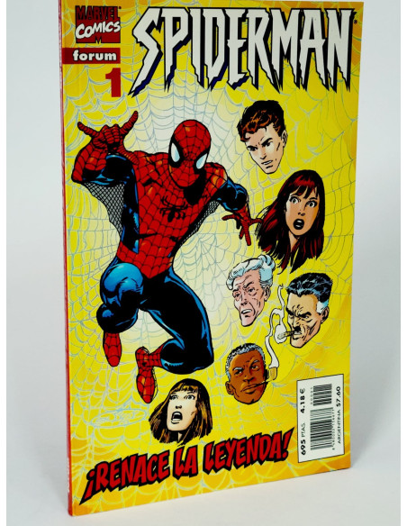 Cómic Spiderman 1 renace leyenda Vol.5 Marvel coleccionista