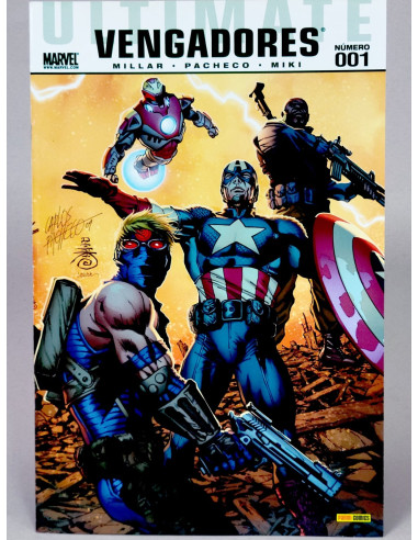 Cómic Ultimate Vengadores Panini Marvel coleccionista vintage
