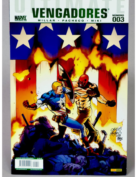 Cómic Ultimate Vengadores 3 Panini Marvel coleccionista antiguo