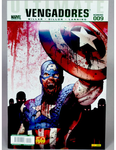 Cómic Ultimate Vengadores 9 Marvel Panini colección vintage