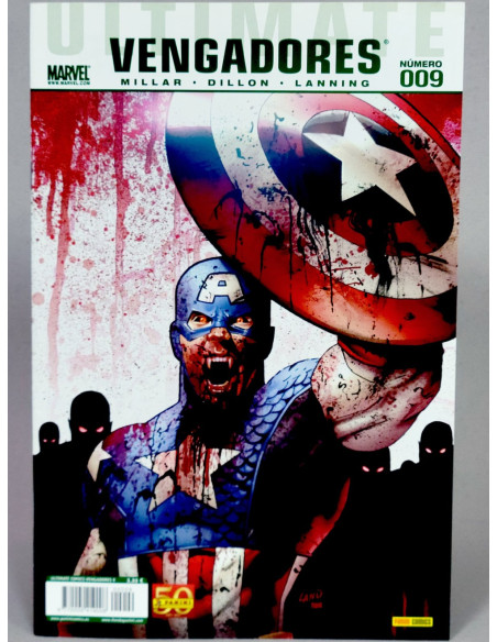 Cómic Ultimate Vengadores 9 Marvel Panini colección vintage
