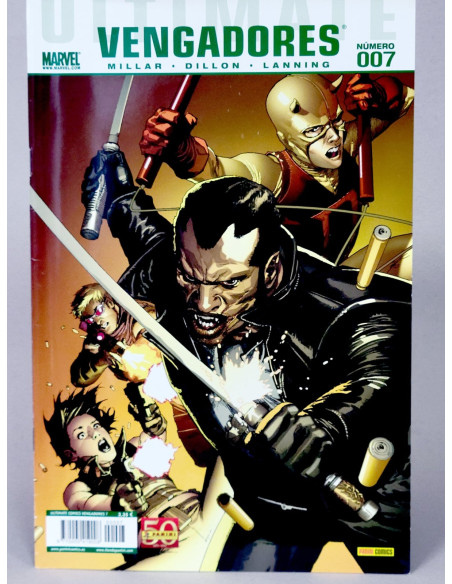 Ultimate Vengadores 7 Panini Marvel, cómic antiguo coleccionista